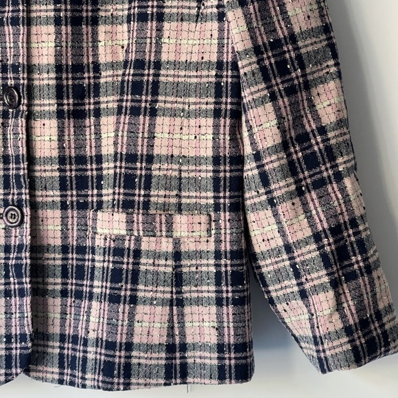 Pendleton Women's Plus Size Plaid Blazer Jacket Coat Wool Jacket, Sz 16 - Picture 7 of 12